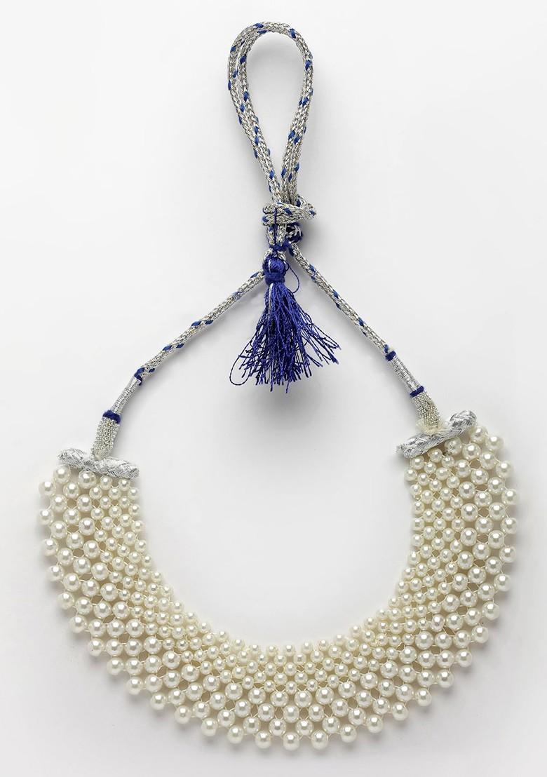 White Statement Necklace