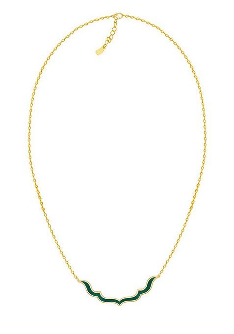 Indya X Giva 925 Sterling Silver And Gold Plated Necklace