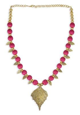 German Silver Gold Plated Pendant Necklace