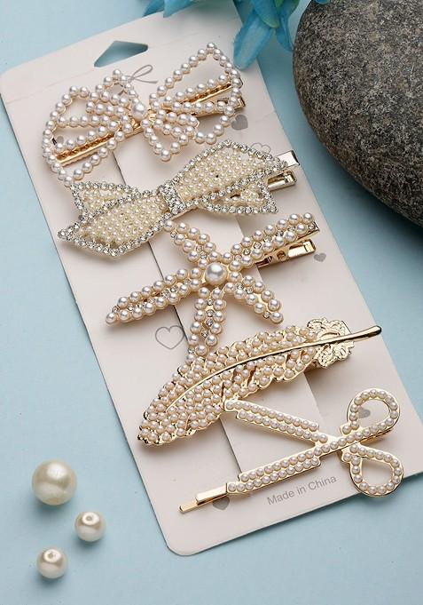 Women Set of 5 Alligator Hair Clip