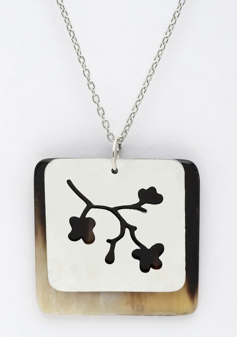 Square Shaped Handcrafted Necklace