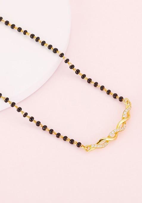 Indya X Giva 925 Silver Golden Wedding Knot Mangalsutra