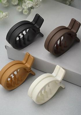 Women Set of 4 Plastic Claw Clip