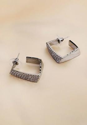 Silver Plated Classic Hoop Earrings