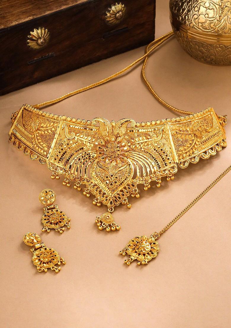 Senco Gold Jewellery Gold Chik Design With Price Gold Necklace