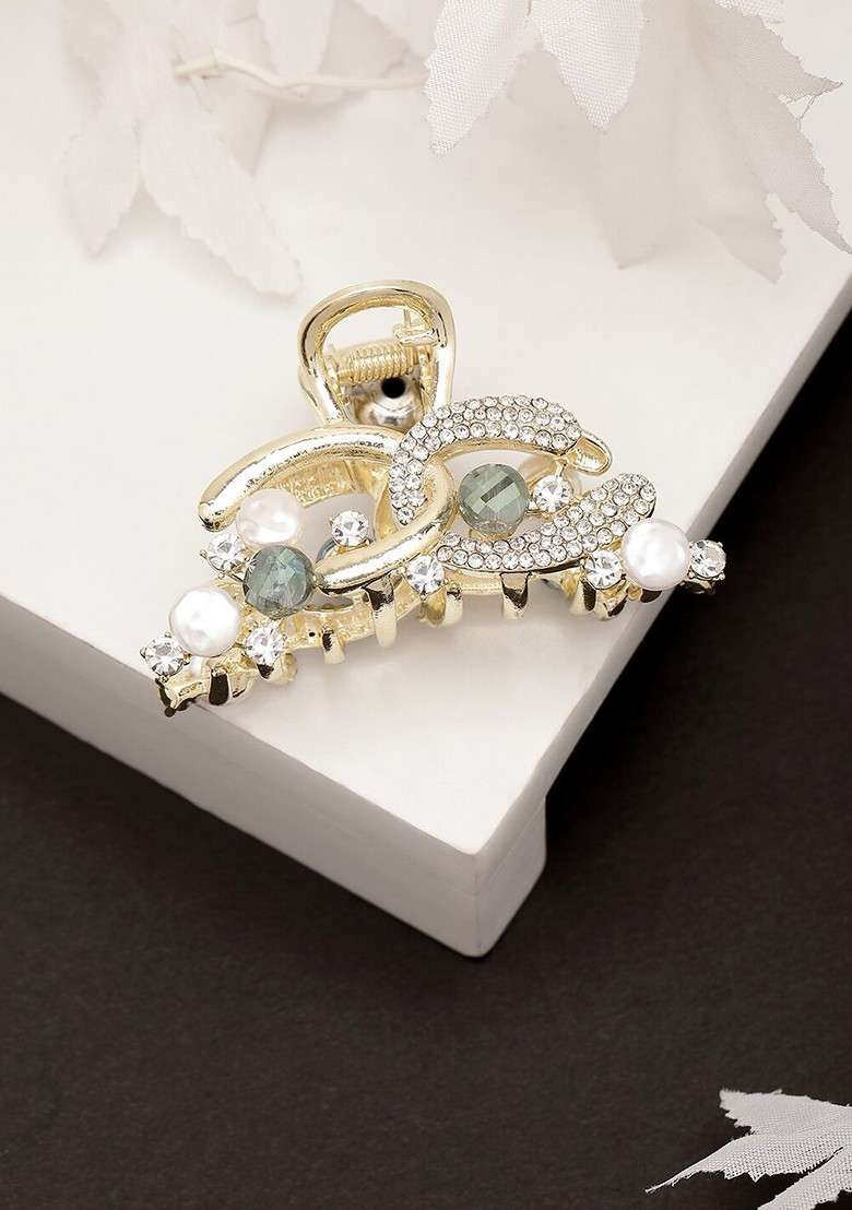 Gold Plated Claw Clip - Indya
