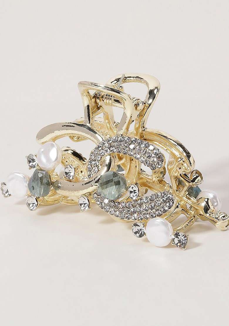 Gold Plated Claw Clip - Indya
