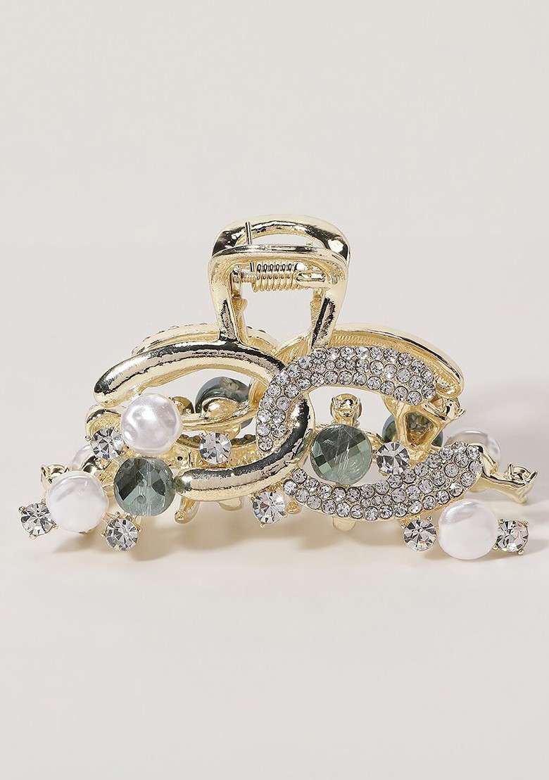 Gold Plated Claw Clip - Indya