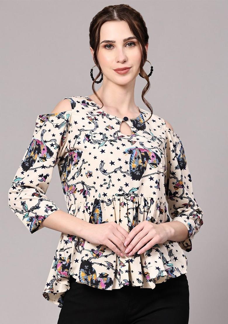 cold shoulder keyhole top