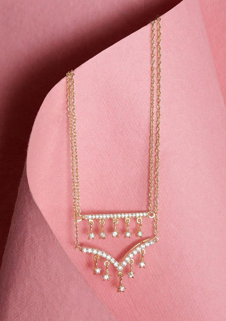 Buy Women Silver 18K Gold Plated Cubic Zirconia 925 Silver