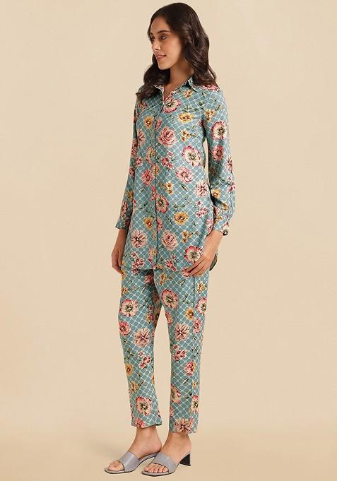 3050192 Multi Colour Floral Tunic