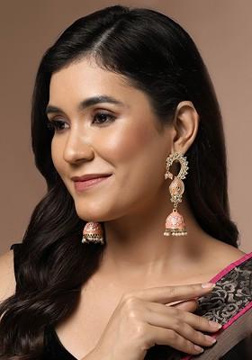 Gold Plated Contemporary Jhumkas