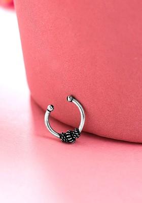 925 Sterling Silver Silver Plated Nose Ring