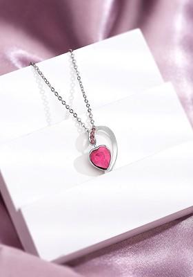 Silver Plated Pendant With Chain