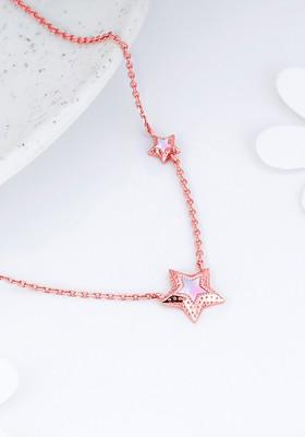 Indya X Giva Rose Gold Plated 925 Sterling Silver Necklace