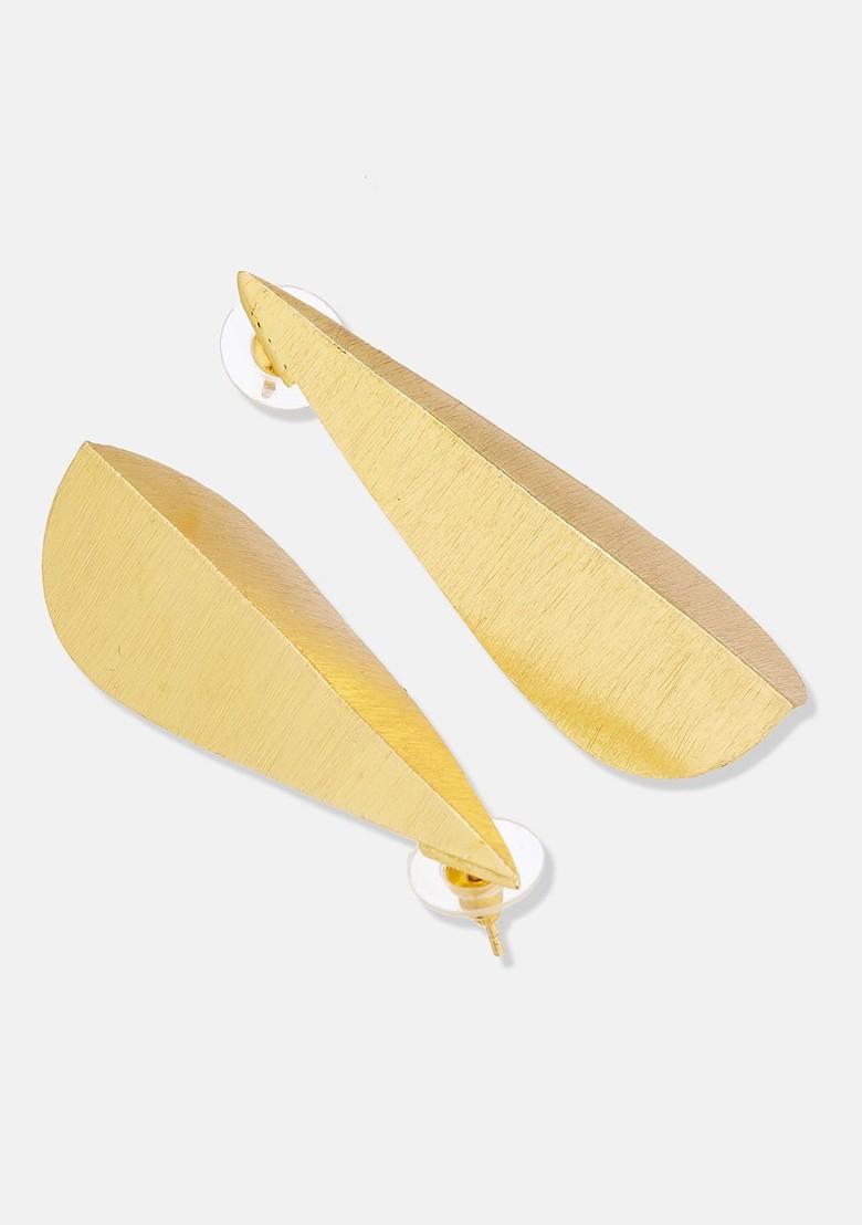Gold Plated Leaf Shaped Jewellery Set