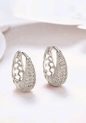 Silver Plated Hoop Earrings