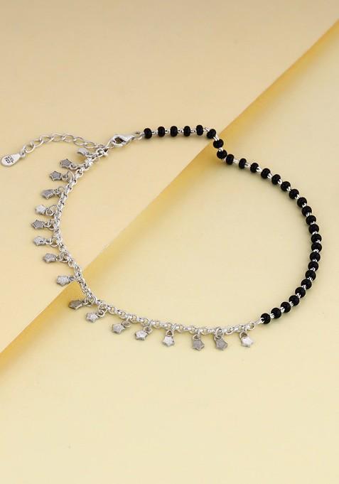 Indya X Giva 925 Silver Rhodium Plated Anklet