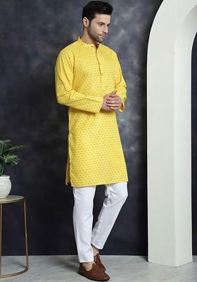Ethnic Motifs Printed Regular Kurta With Pyjamas