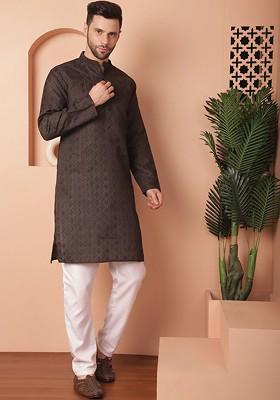 Ethnic Motifs Printed Regular Kurta With Pyjamas