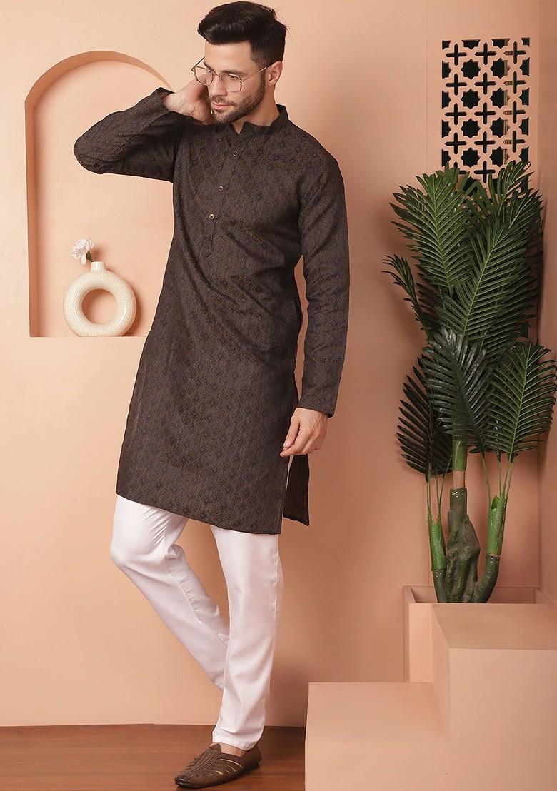 Ethnic Motifs Printed Regular Kurta With Pyjamas