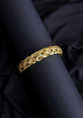 Women Gold Plated Cuff Bracelet