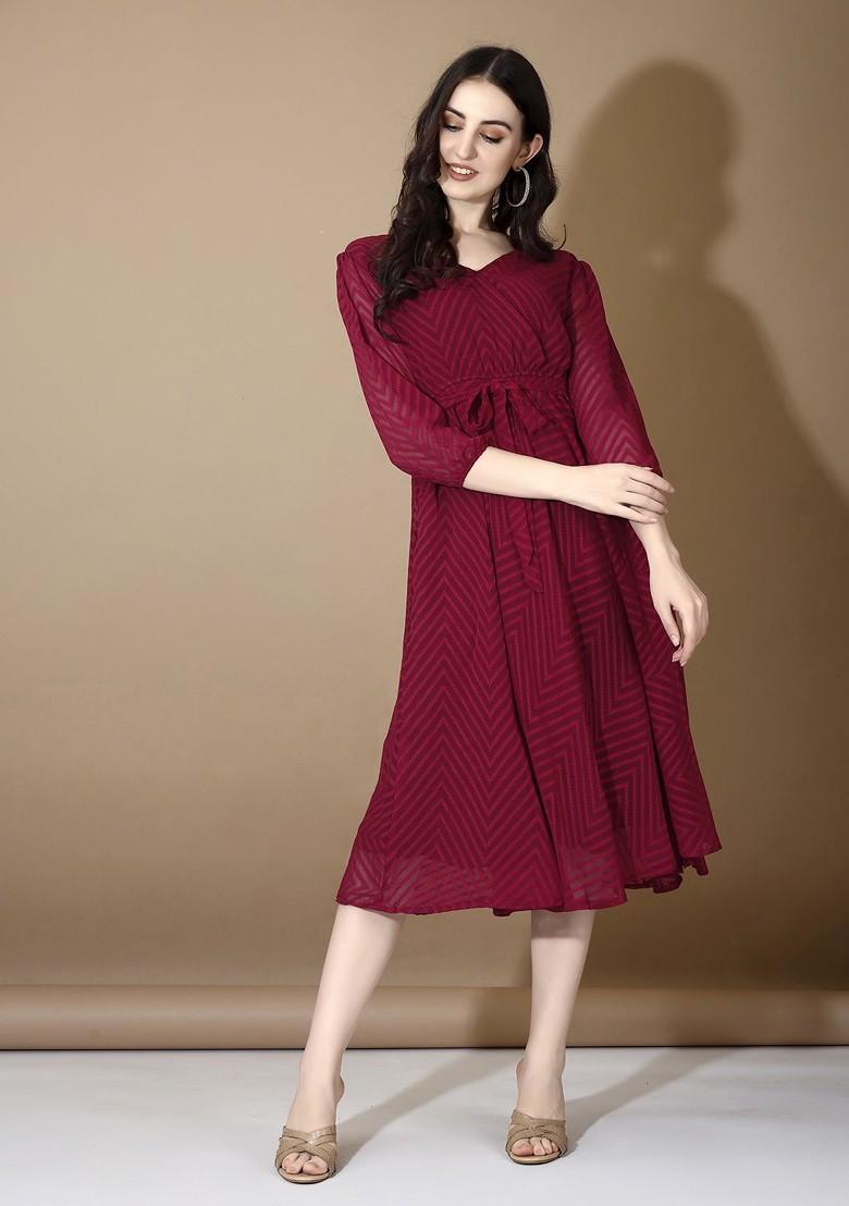 Winter Ladies Midi Dresses Midi Dress Party Wear Dresses For Ladies In  Winter Midi Dress