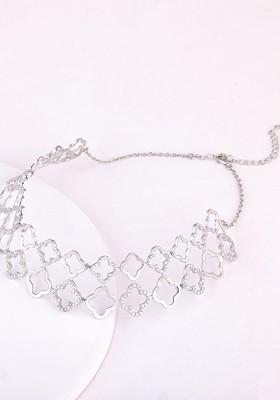 Indya X Giva 925 Sterling Silver Rhodium Plated Necklace