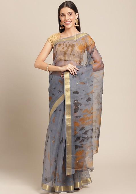 Zari Organza Saree