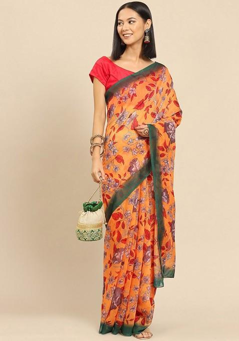 Floral Saree