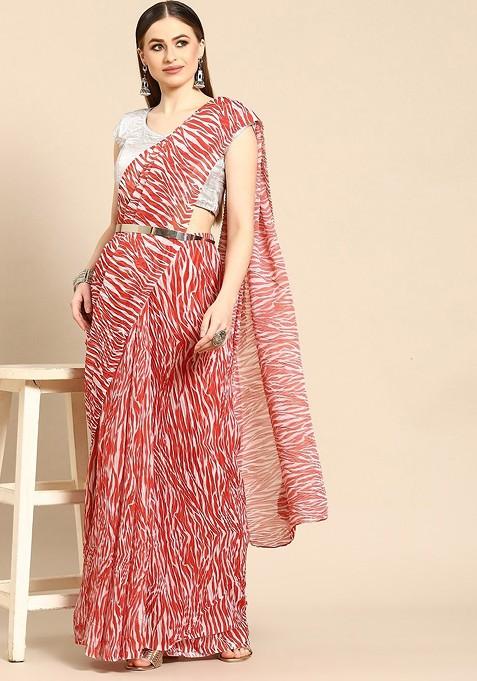 Poly Georgette Saree