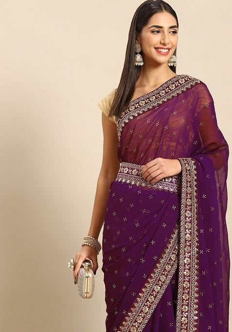 Embellished Saree 