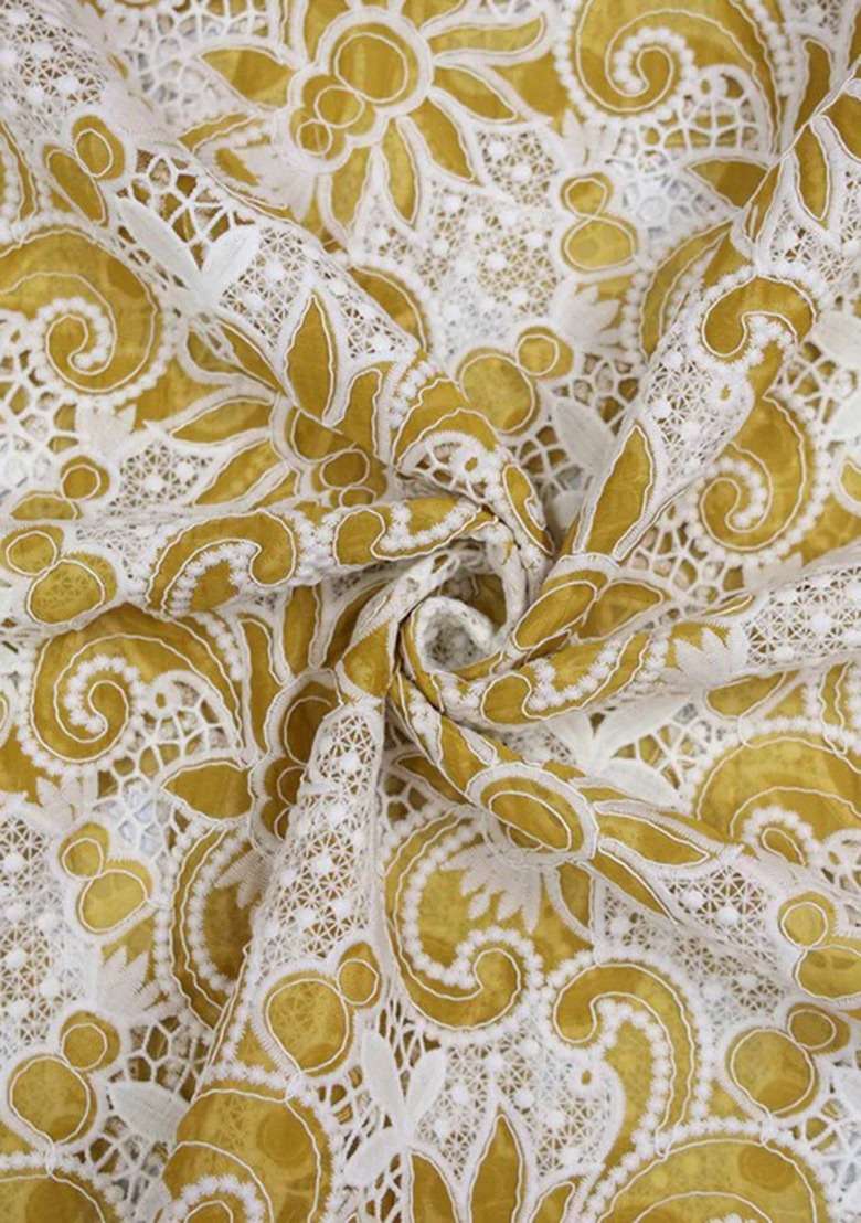 Girls White Embroidered Georgette Sharara Set - Indya