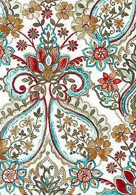 Multi Color Rayon Floral Print Fusion Set For Girls