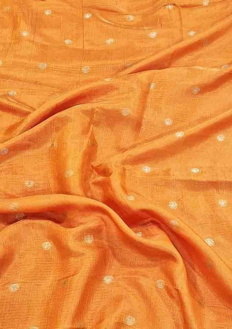 Mustard Yellow Tissue Embroidered Sharara Set For Girls - Indya