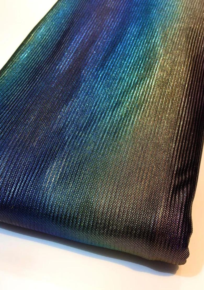 Multi Color Satin Embroidered Lehenga Set For Girls