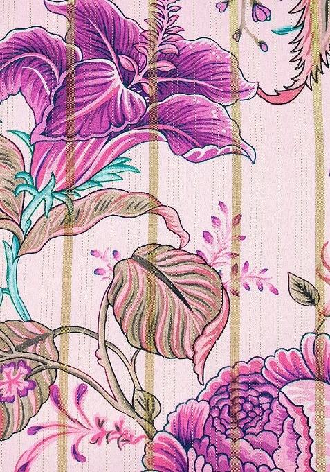 Pink Satin Floral Print Lehenga Set For Girls