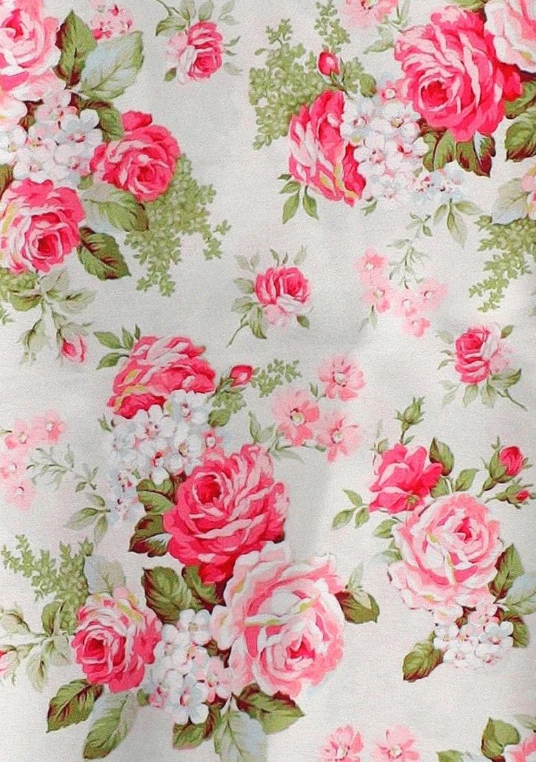 Girls Grey Floral Print Satin Fusion Set - Indya