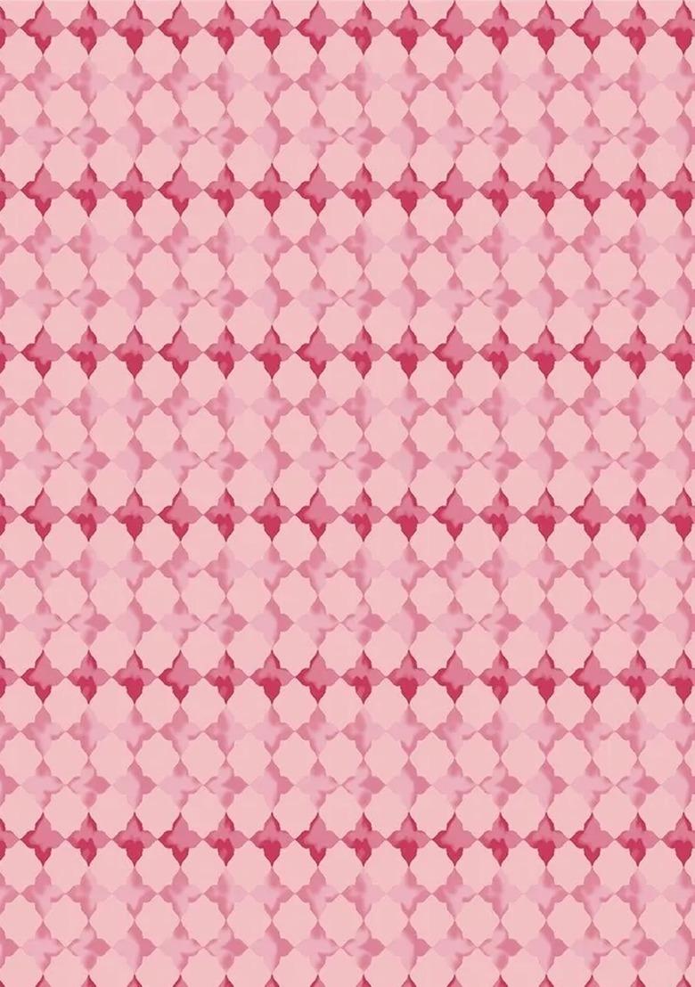 Girls Pink Figure Print Chiffon Fusion Set - Indya