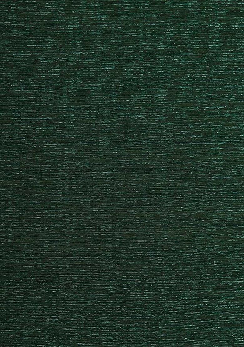 Girls Bottle Green Self Design Fusion Set - Indya