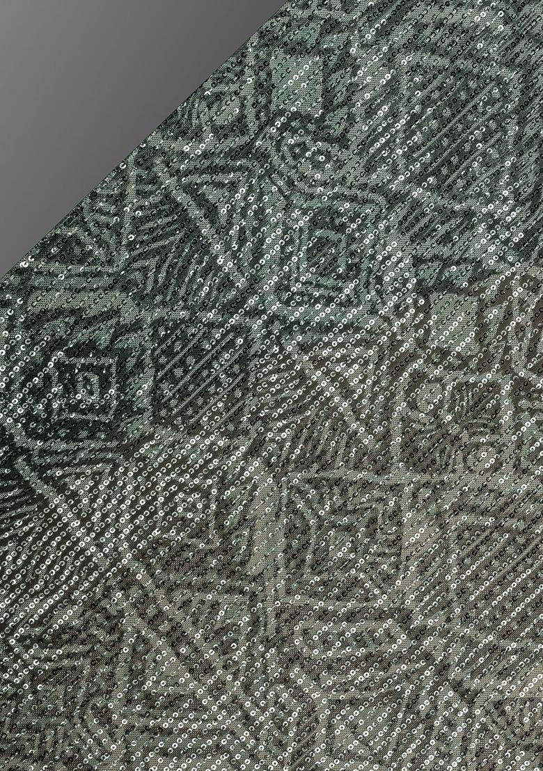 Girls Black Floral Print Georgette Fusion Set - Indya