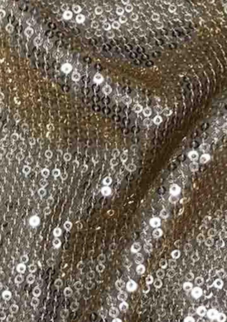 Girls Rose Gold Embroidered Georgette Fusion Set - Indya