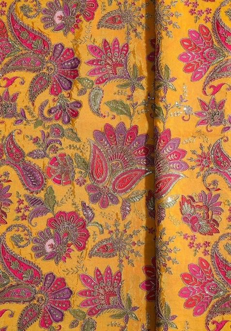 Girls Wine Embroidered Georgette Sharara Set