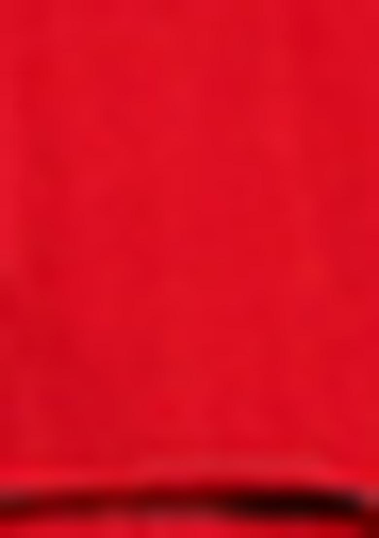 Girls Orange Floral Print Satin Lehenga Set