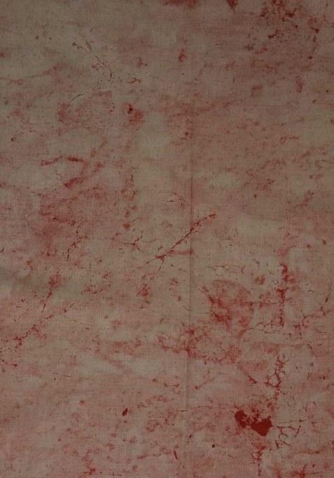 Girls Red Abstract Print Cotton Dress