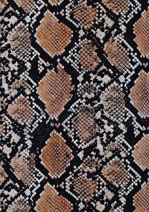 Girls Black Abstract Print Poplin Dress