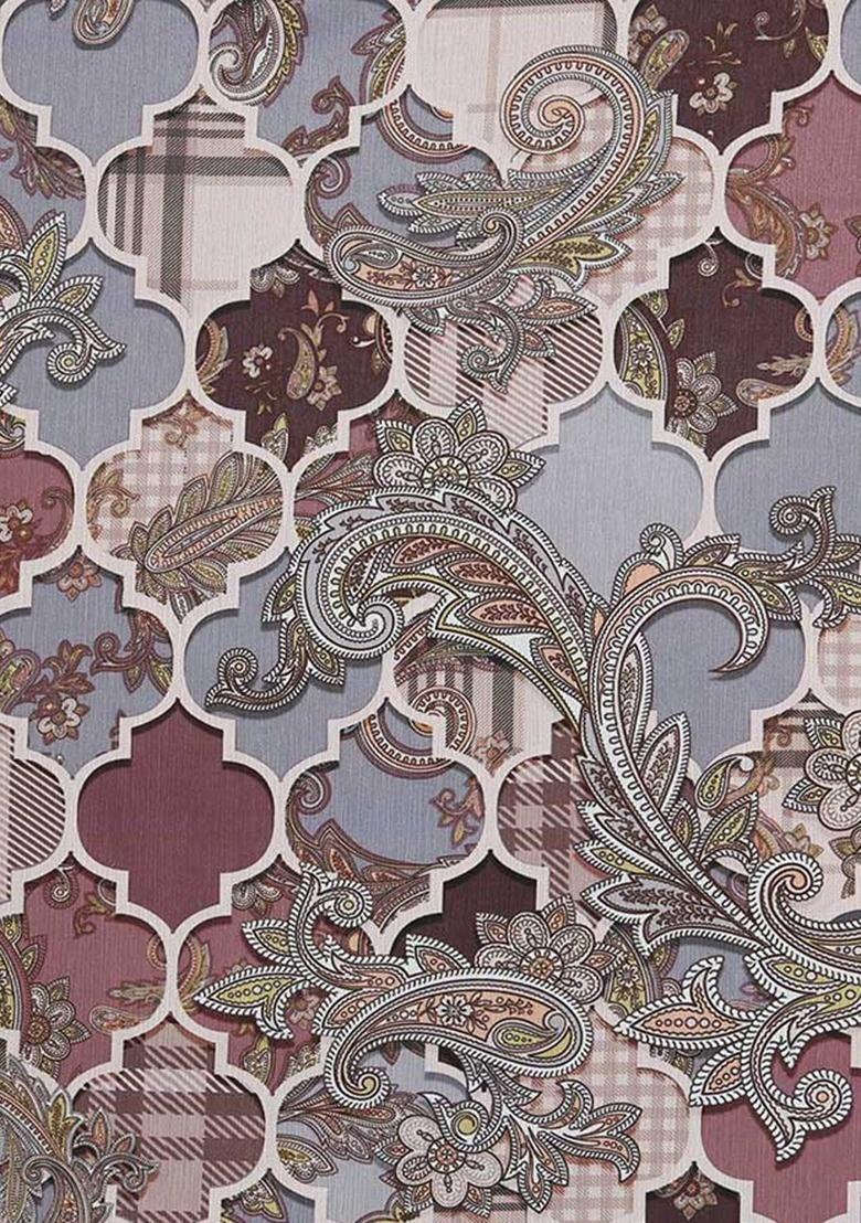 Girls Multicolor Abstract Print Chiffon Fusion Set - Indya