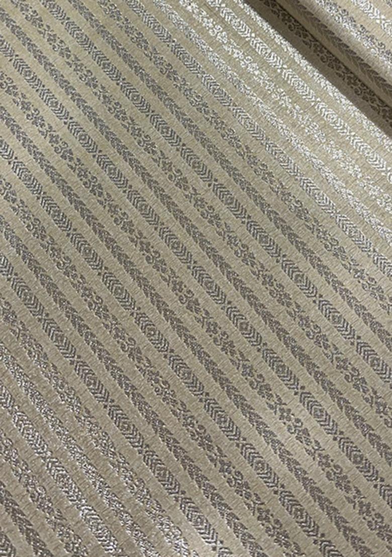 Girls Gold Brocade Dress