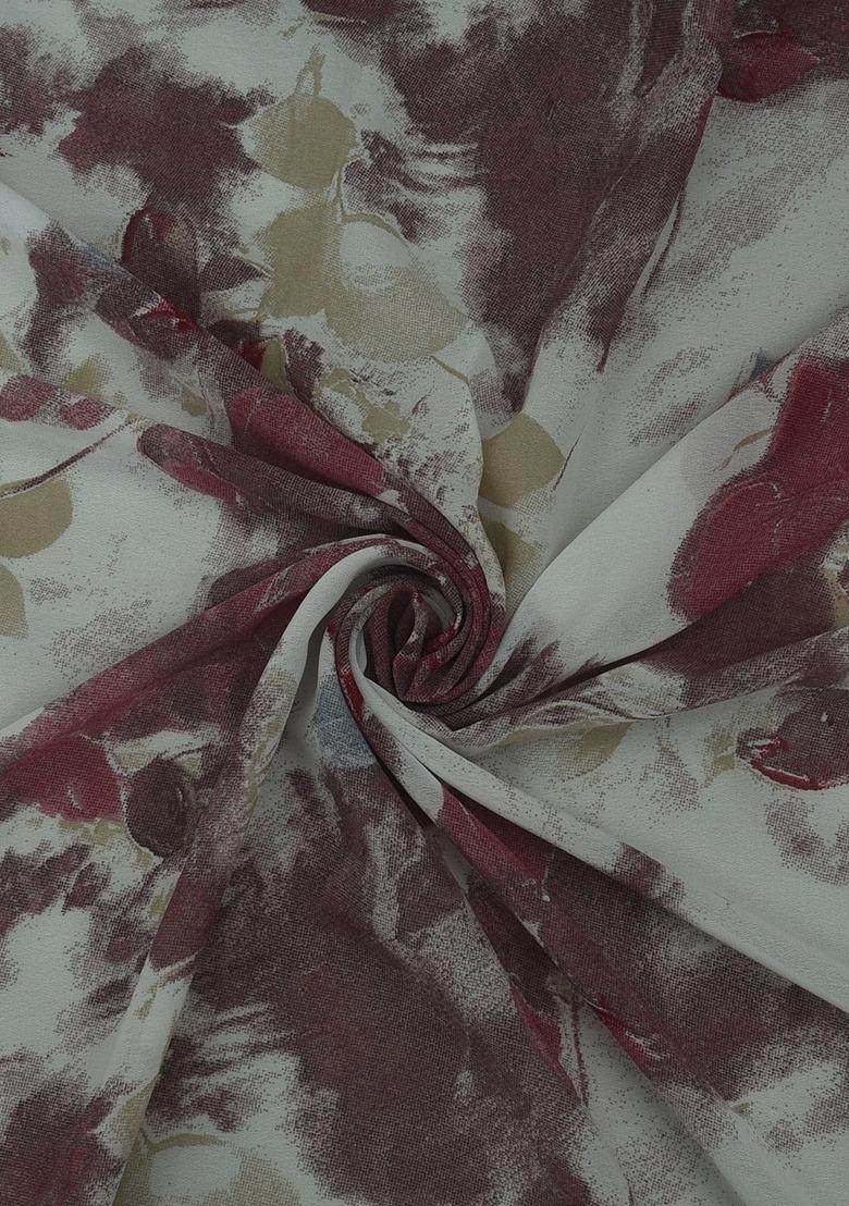 Girls Multicolor Georgette Abstract Printed Anarkali Set