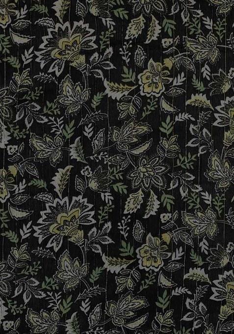 Girls Green Chiffon Floral Printed Sharara Set